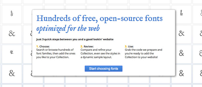 Google Web Fonts